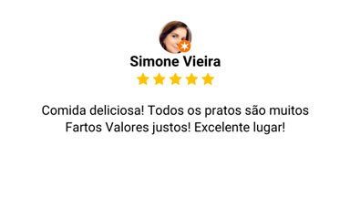 Avaliação 5 estrelas no Google — Simone Vieira: 