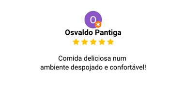Avaliação 5 estrelas no Google — Osvaldo Pantiga: 