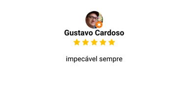 Avaliação 5 estrelas no Google — Gustavo Cardoso: 