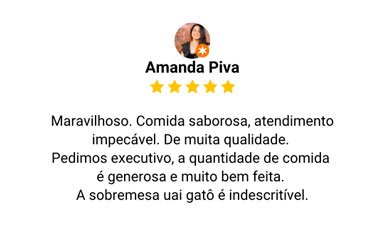 Avaliação 5 estrelas no Google — Amanda Piva: 