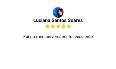 Avaliação 5 estrelas no Google — Luciana Santos Soares: 